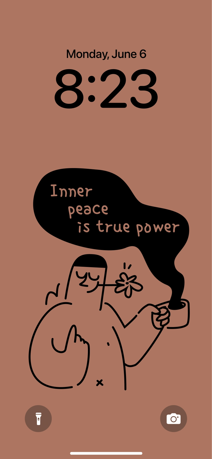 Inner peace is true power