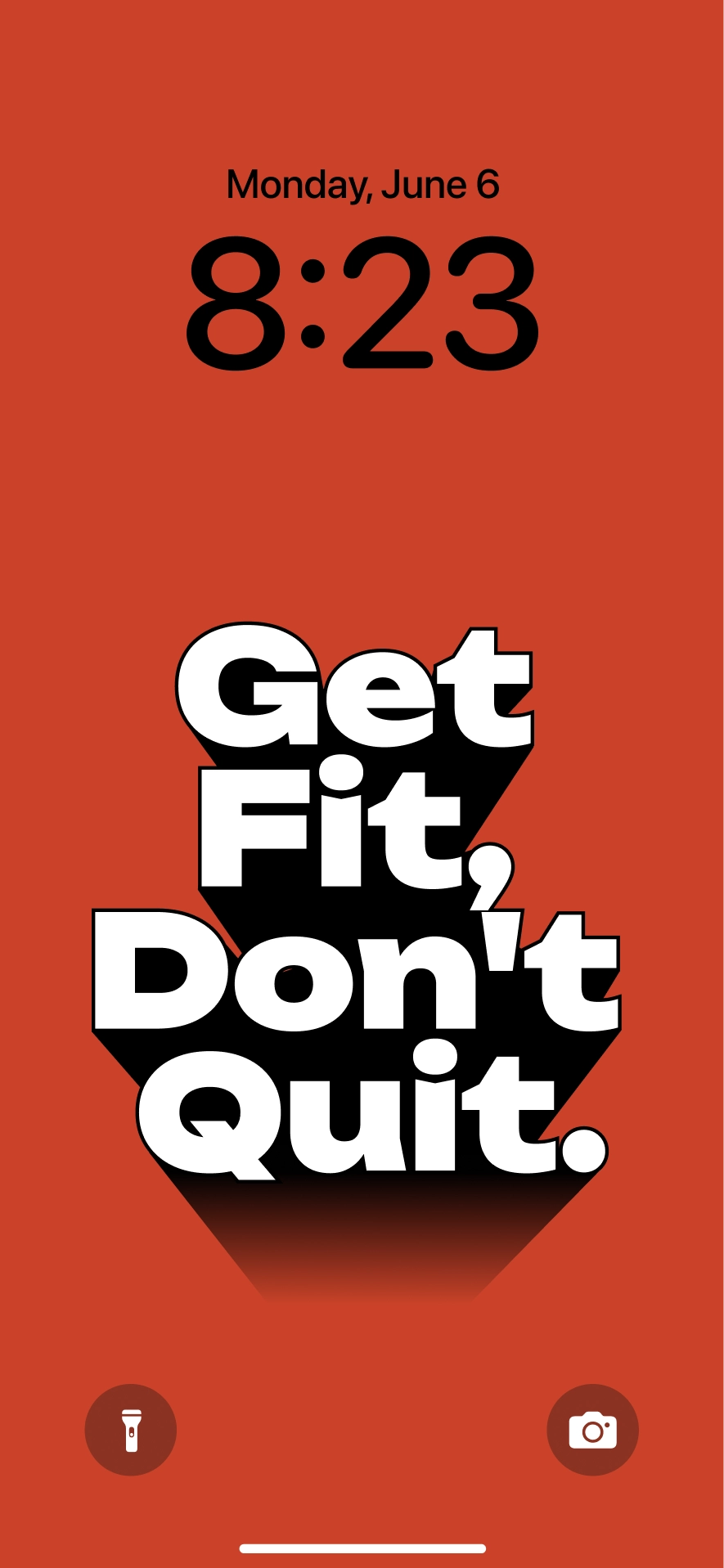 Get fit, don't quit