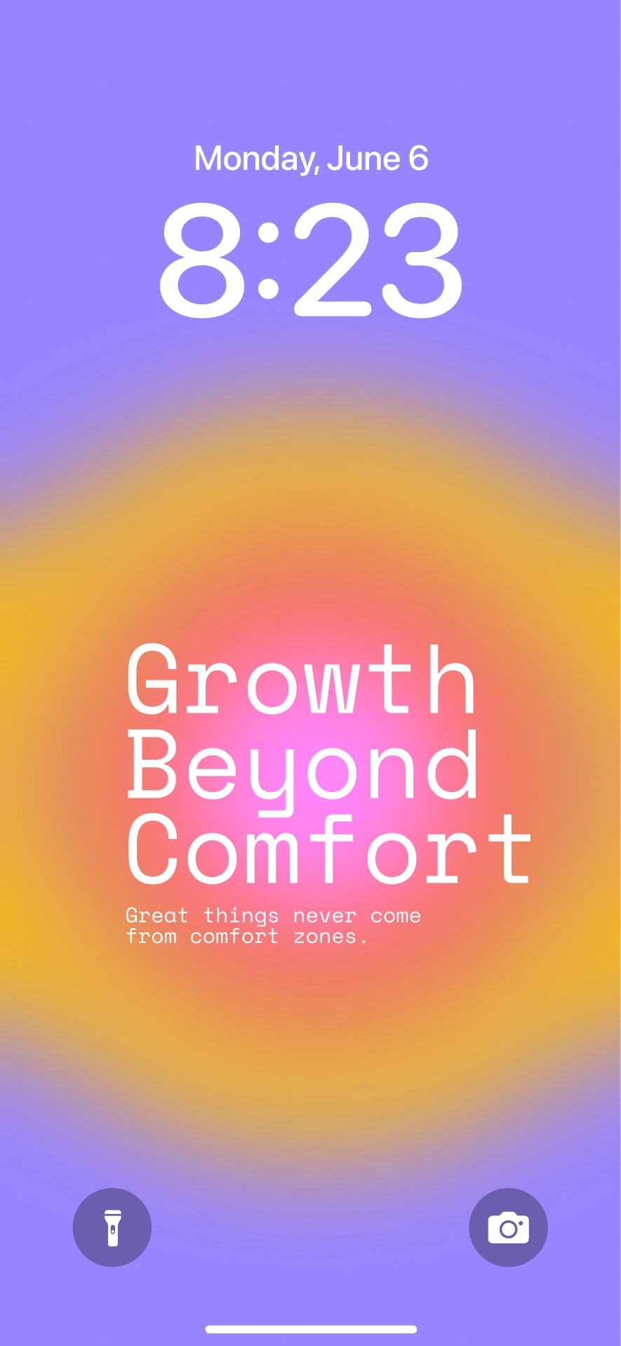 Growth beyond comfort