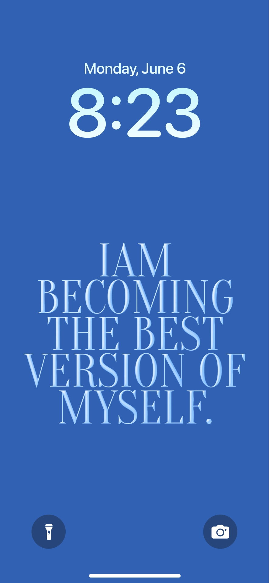 I AM BECOMING THE BEST VERSION OF MYSELF