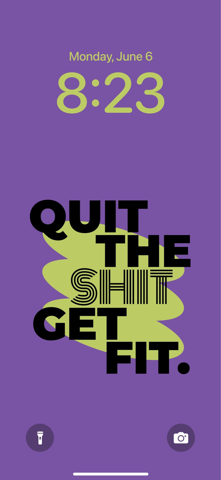 Quit the shit, get fit