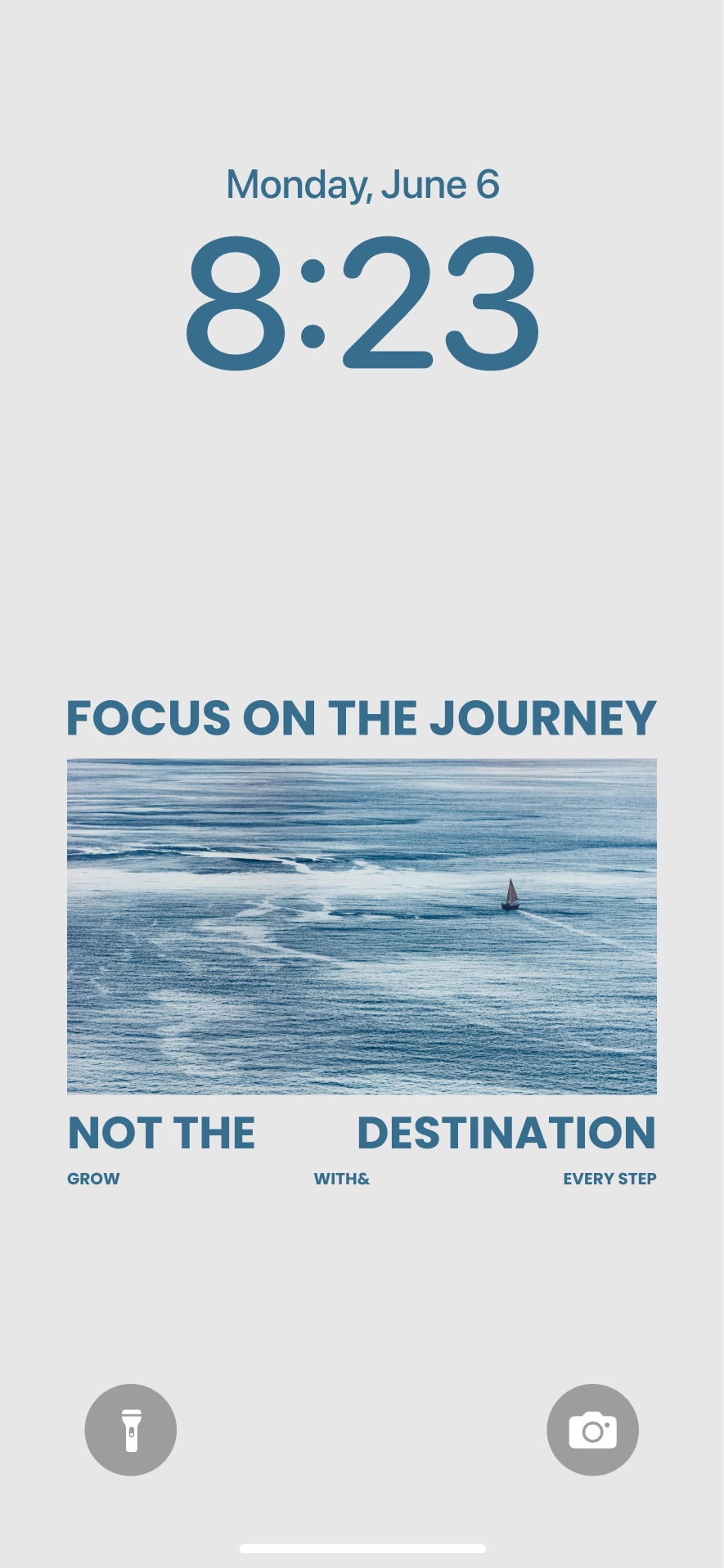 Focus on the journey, not the destination