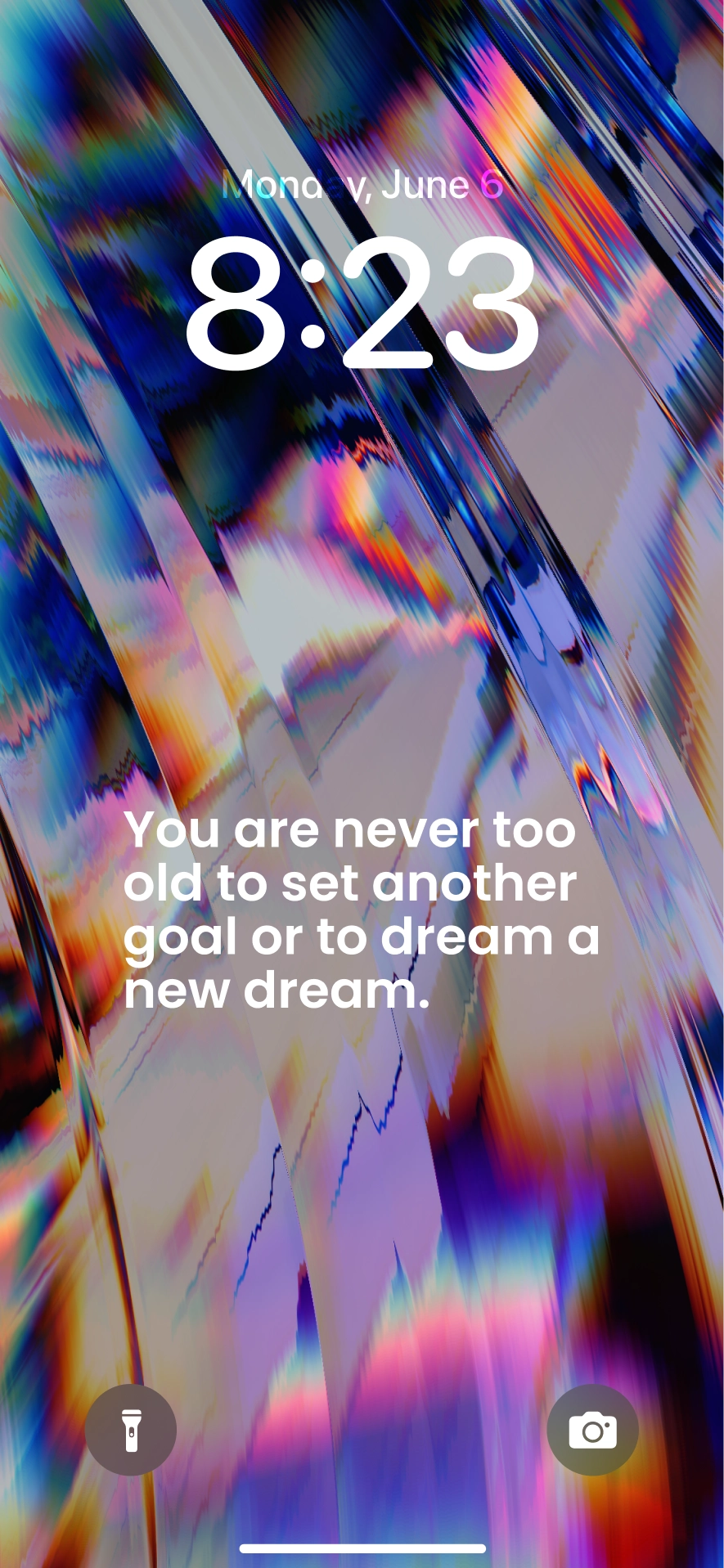 You are never too old to set another goal or to dream a new dream