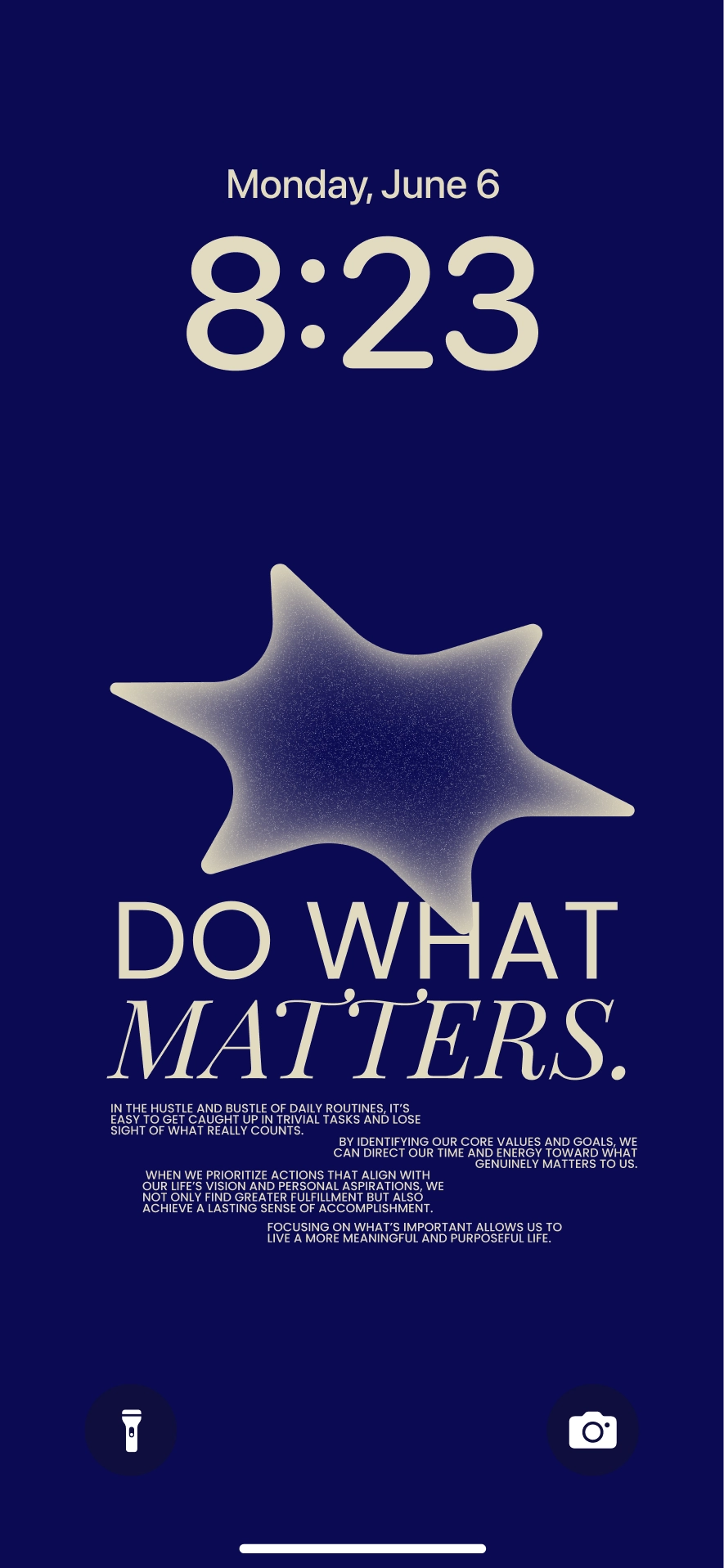 DO WHAT MATTERS